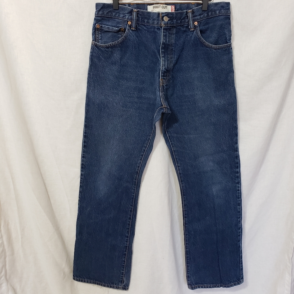 Levi's Men's Bootcut Jeans - Dark Blue